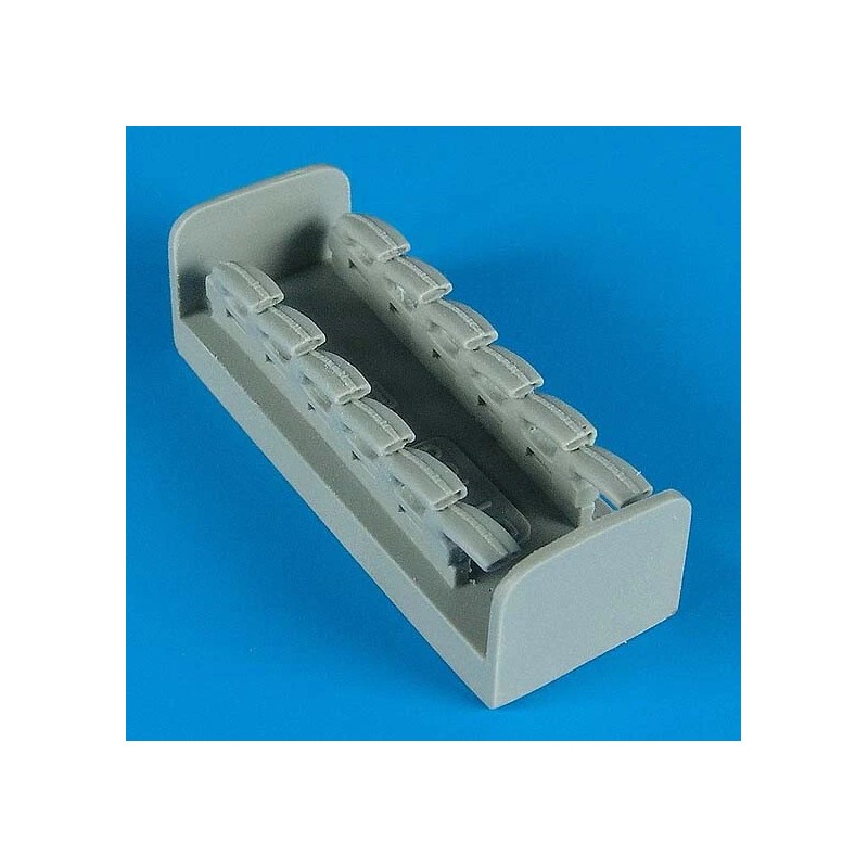 Quickboost QBT32023 1:32 Quickboost Messerschmitt Bf109E Exhausts (HAS kit) #32023