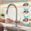 Touchless Kitchen Faucet with Pull-Down Sprayer, Single Handle Smart Motion