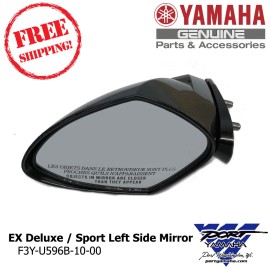 Yamaha 2017-24 Yamaha EX Deluxe EX Sport WaveRunner Left Hand Mirror - F3Y-U596B-10-0