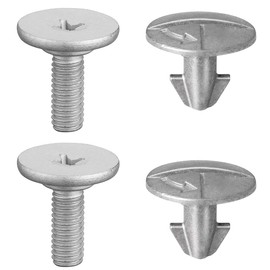 Belleone Engine Lower Cover Pin Screws Compatible with Hon da Civic CRV Accord, Bolt Radiator Access Cilps Fit for Civic 2017-2021, CRV 2017-2021, Accord 2014-2021, Replace 90674-TY2-A01 90105-TBA-A00