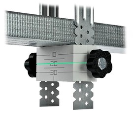 KAJAWIS 6 x Ceiling Levelling Holder Profile CD60 ES Hooks Hangers Plasterboard Regips