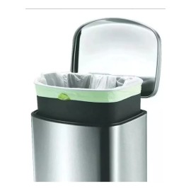 Eco Living Bote Basura Acero Inoxidable Apertura Pedal 11 L Interiores