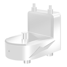 Wall Charger for AquaSonic Electric Toothbrush, Replacement Wall Charger Base Power Adapter for AquaSonic Black/Vibe Series Toothbrush, Waterproof (White)