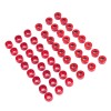 Unbranded 48x Red CNC Engine Bolt Cover Caps Kit For
