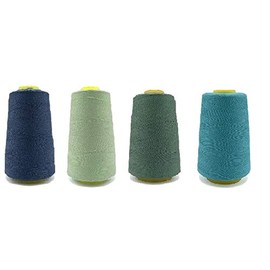 BabySnap Overlock Yarn 4 x 2700 m Assorted Colours (Ocean)