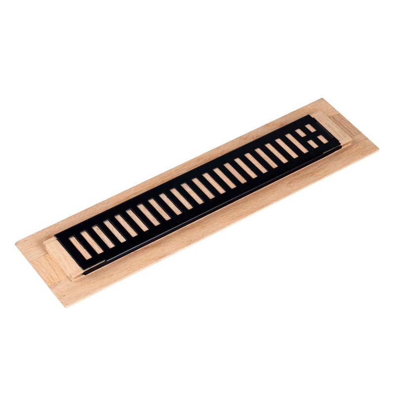 Homewell Red Oak Wood Floor Register, Drop in Vent Cover