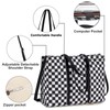 Laptop Tote Bag for Women Work 15.6 inch Canvas Shoulder