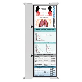 Whitecoat Clipboard® Trifold - White Respiratory Therapy Edition