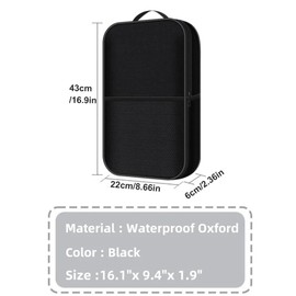 Toolzia Pickleball Paddle Bag Lightweight Case for Paddles Balls and Accessories