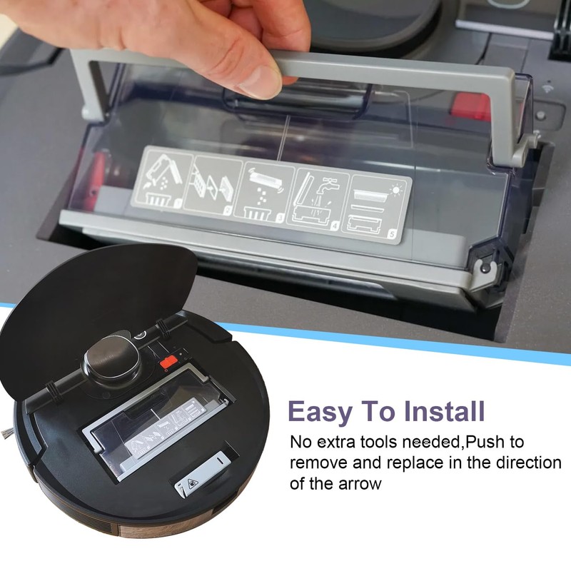 Sgizoku Dust Bin Box for ECOVACS Deebot T8 AIVI Robot