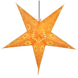 Guru-Shop Foldable Advent Light Paper Star Christmas Star Anubis Red Star Window Decoration 5 Tips
