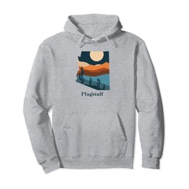 Flagstaff Arizona Desert Style Boho AZ Landscape Pullover Hoodie