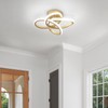 CANEOE Gold Led Hallway Light, 6000K Modern Led Ceiling Light