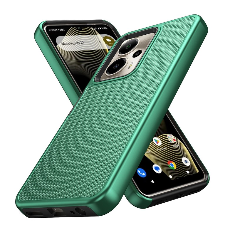 Cricket Outlast 5G 2024/AT&T Motivate Pro Case With Tempered Glass