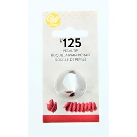 Wilton 125 Carded Large Flower Petal Tip, Steel