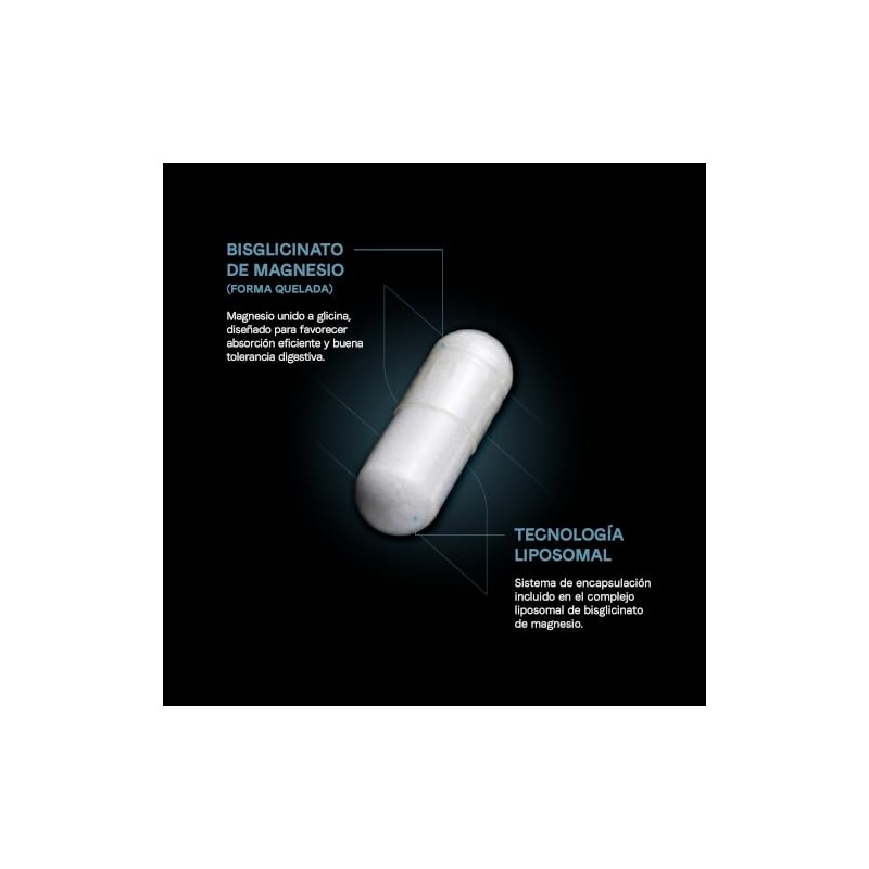 Bisglicinato Magnesio Liposomal 500 Alta Absorción Certificado Fst Descanso Relajación