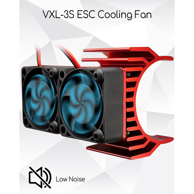 VXL-3s ESC Cooling Fan and Motor Cooling Fan Dual Fan