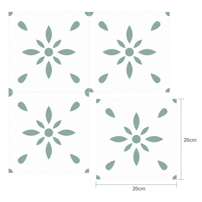 Peel & Stick Floor Tiles Self Adhesive Vinyl Flooring for