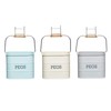 KitchenCraft LNPEGCRE Living Nostalgia Hanging Metal Peg Tin - Antique