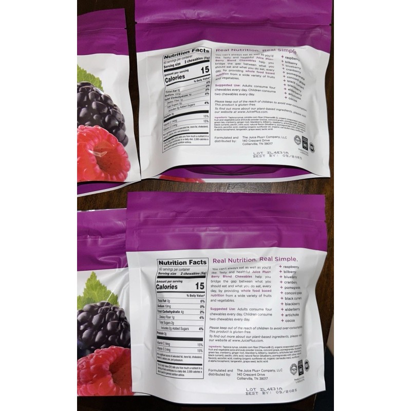 Juice Plus+ 6 bags of Juice Plus+ BERRY BLEND +