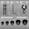 KATA 8PCS Hole Saw Kit 1" to 2-1/8"(25-54mm) Hole Saw