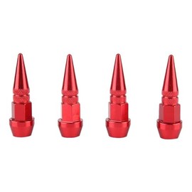 Aramox - Vástago de válvula de neumático, 4 piezas de aleación de aluminio para válvula de neumático, vástago de válvula de neumático para coche, cami
