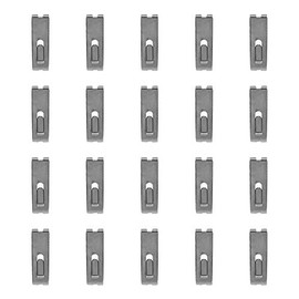 Prolinemax 20 PCS Chrome Gridwall Utility Hook Picture Hanger Grid Panel Notch Display