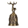 Deer Shape Hand Bell Vintage Plating Process Rustproof Polished Finish