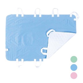 Pawertech 34x52 Positioning 4-Layer Bed Pad with Handles, Transfer Sheet, Waterproof Washable Reusable Incontinence Underpad for Turning Lifting Repositioning (Green)