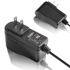 Adaptador de cable de alimentación de 24 V, iCreatin 24 V, 0,65 A, adaptador de CA a CC, cable de repuesto para 100 ml, 120 ml, 300 ml, 500 ml, difusor de aceites esenciales, certificado por UL, color blanco, Cable de alimentación de 24 V, color negro