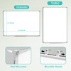 Lockways Dry Erase Board, 18 x 12 Magnetic Whiteboard Dry