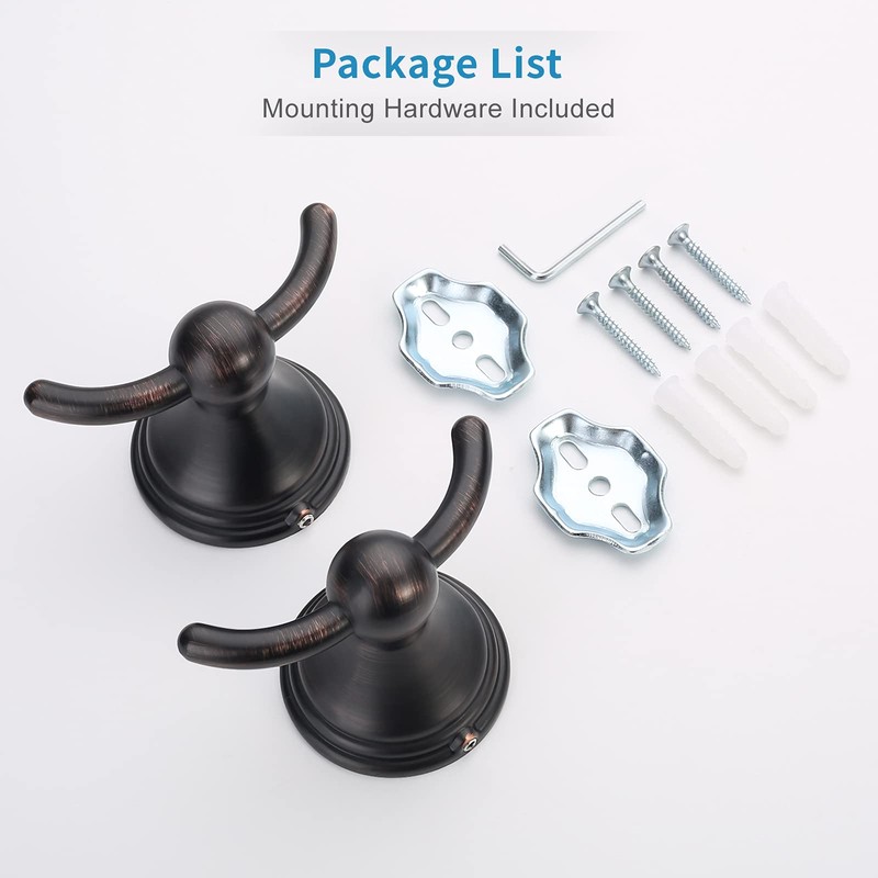 FILTA Bathroom Towel Hooks, Robe & Towel Hooks for Bathroom