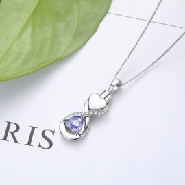 SOLOLIKE - Collar de urna de plata de ley para cenizas para mujer: joyería de cremación para mujeres, colgante de recuerdo de cenizas, joyería conmemorativa, regalos para una pérdida de seres