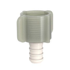 SEAFLO Plastic PEX Pipe Coupling Fitting Straight Swivel Adapter 1/2"-14 FNPT x 1/2" Barb Fitting Type - Compatible with PEX or PE-RT Pipe, Corrosion Resistant (50-Pack)