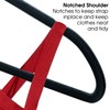 Elama Hangers Heavy Duty Clothes Hanger Set, Black