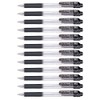 Pentel 0.7mm Tip E-Ball Retractable Ballpoint Pen - Black