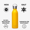 Qwetch - Drinking Bottle 600 ml Stainless Steel Curry Yellow