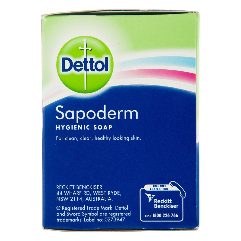 Dettol Sapoderm Hygienic Bar Soap For Acne Prone And Oily