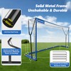 12x6 FT Soccer Goal for Backyard with Stable Outward Angled