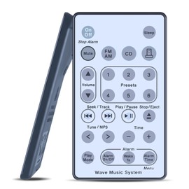 TCNOUMT New Replace Remote Control Suitible for BOSE B1-2 AWRCC1 AWRCC2 AWRCC3 AWRCC4 AWRCC5, Compatible with Bose Wave Music System Radio CD