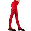 LADYBUG PANTYHOSE - RED/BLACK SPOT - 1-3yrs