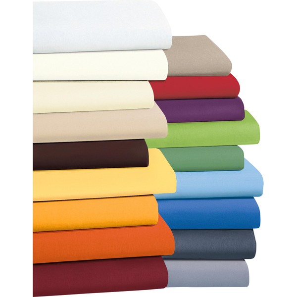 Erwin Müller Fitted sheet, "Erding" terry golden yellow size 90x190