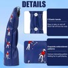 Golf Club Head covers Hybrid Utility Rescue with Interchangeable Number