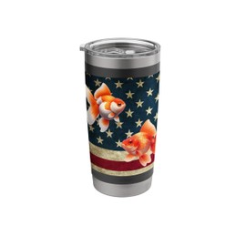 Oranda Goldfish Ranchu Goldfish Fancy Goldfish Lovers Art Stainless Steel Insulated Tumbler