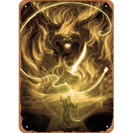 Vintage Metal Sign Lord of The Rings Movies Art - 8 x 12 Inches Tin Sign for Home Bar Pub Garage Decor Gifts