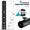 3-LEVEL Adjustable Table Leg Risers, Highly Durable Steel Folding Table