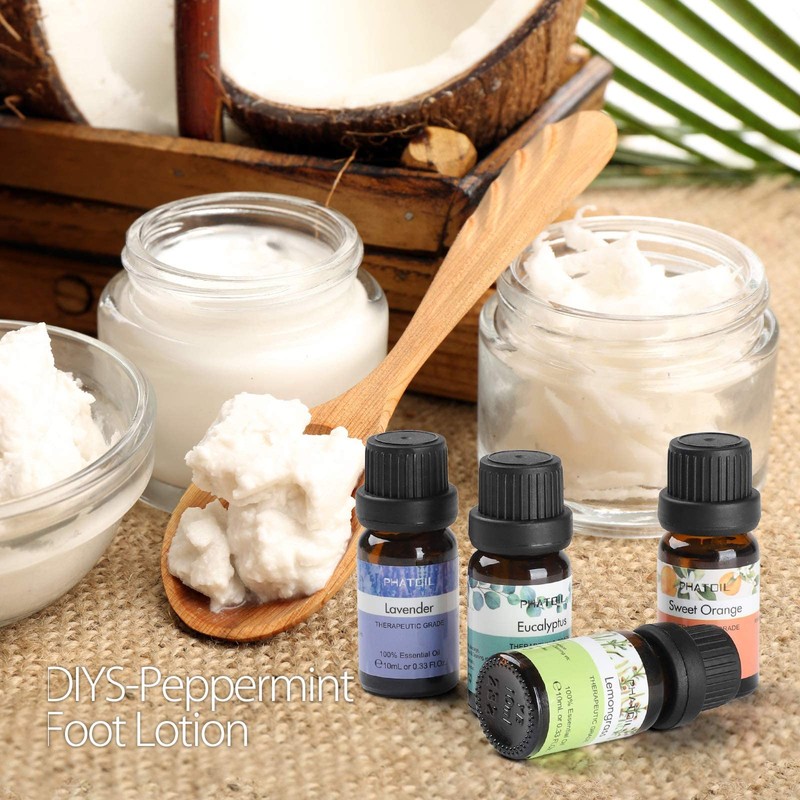 Phatoil Aroma Oil, 6 Types Trial Set, Essential Oil Set,
