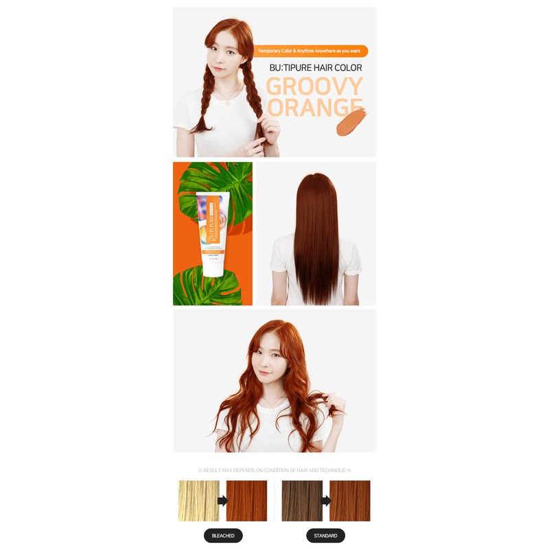 Beauty Pure One Day Hair Color Groovy Orange 60g
