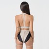 Invertika Women's Pole Dance Sports Suit with Mesh and Adjustable