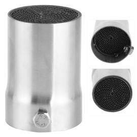 Motorcycle Exhaust Muffler, 48mm Stainless Steel Exhaust Pipe Silencer, Motorcycle DB Killer Muffler Valve